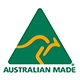 Australian made and owned logo